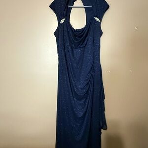 R&M Richards Sparkling Navy  Dress